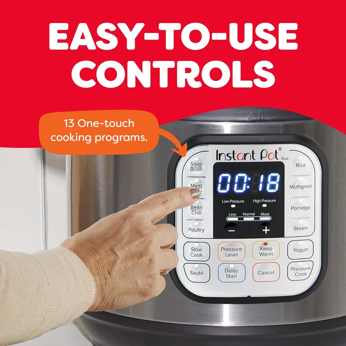 Instant Pot Duo 7-in-1 Electric Pressure Cooker DUO 60 6 Quart Stainless Steel - New image 4