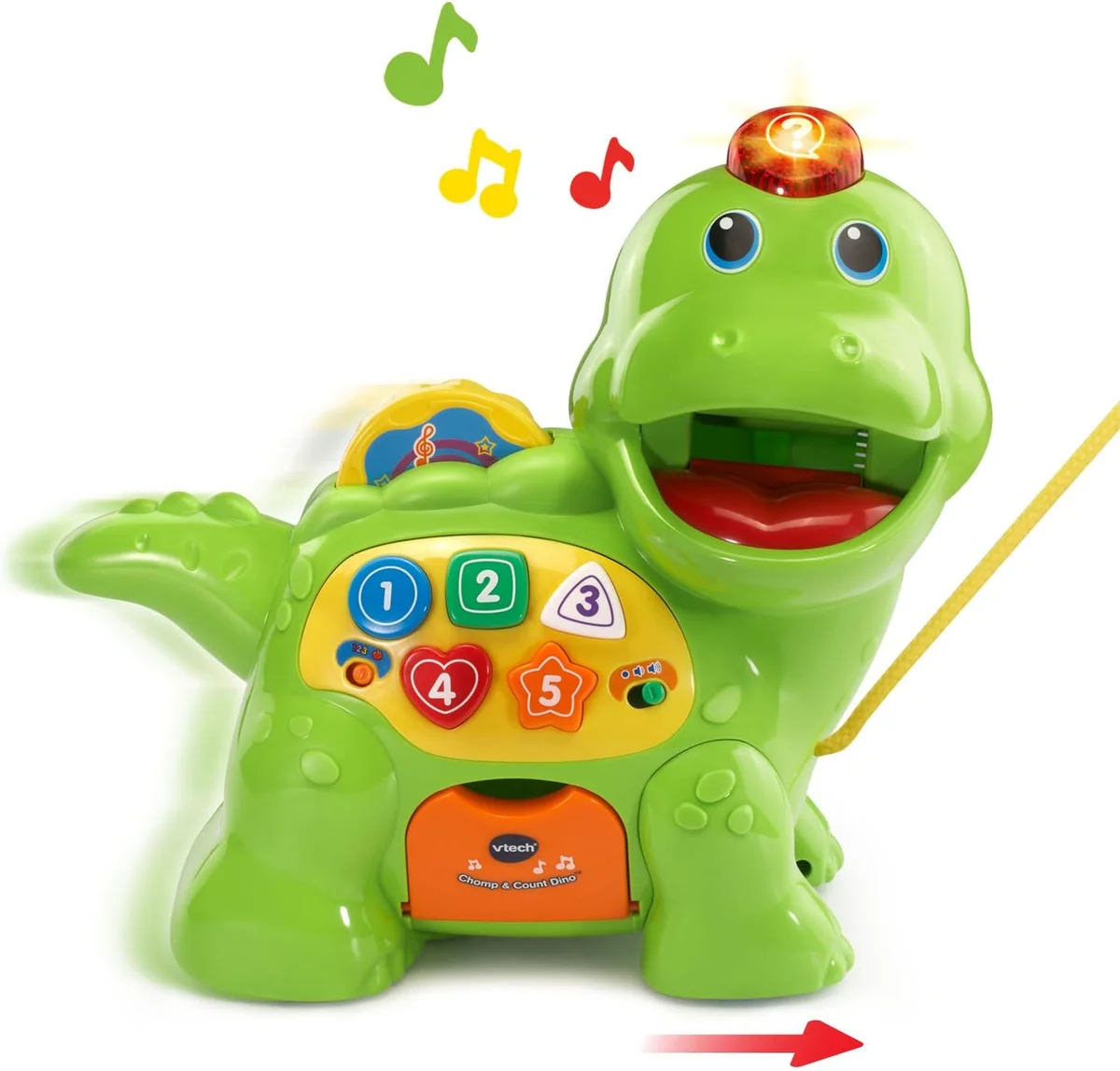 VTech Chomp and Count Dino 80-157700 Learning Toy Green New image 4