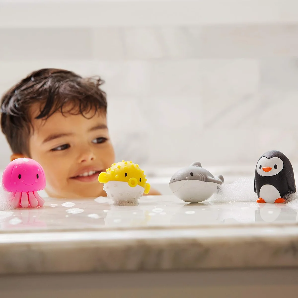 Munchkin Baby Bath Toy Squirts Ocean Sea Animals 8 Pack Plastic New image 2
