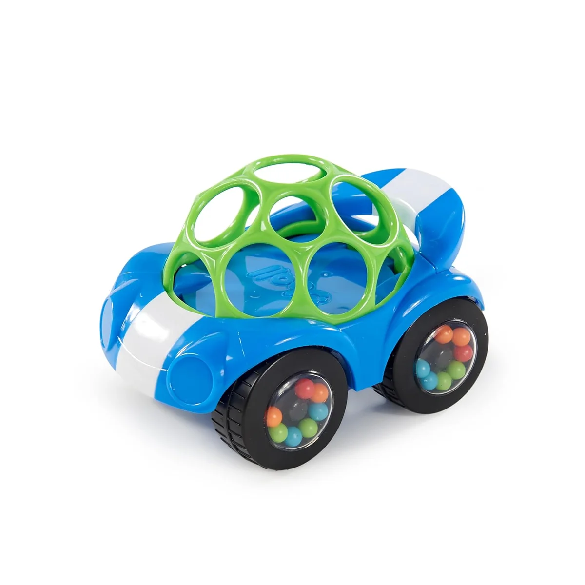 Bright Starts Oball Easy Grasp Rattle & Roll Toy Sports Car 81559 BPA-Free Infant Crawling Toy Blue New