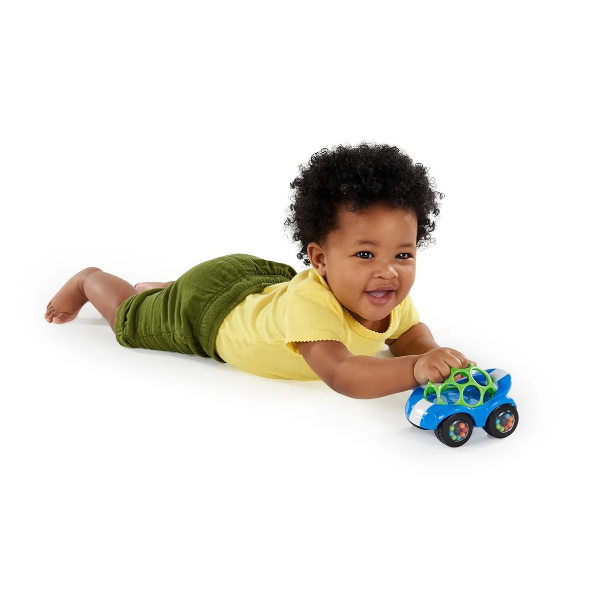 Bright Starts Oball Easy Grasp Rattle & Roll Toy Sports Car 81559 BPA-Free Infant Crawling Toy Blue New image 3