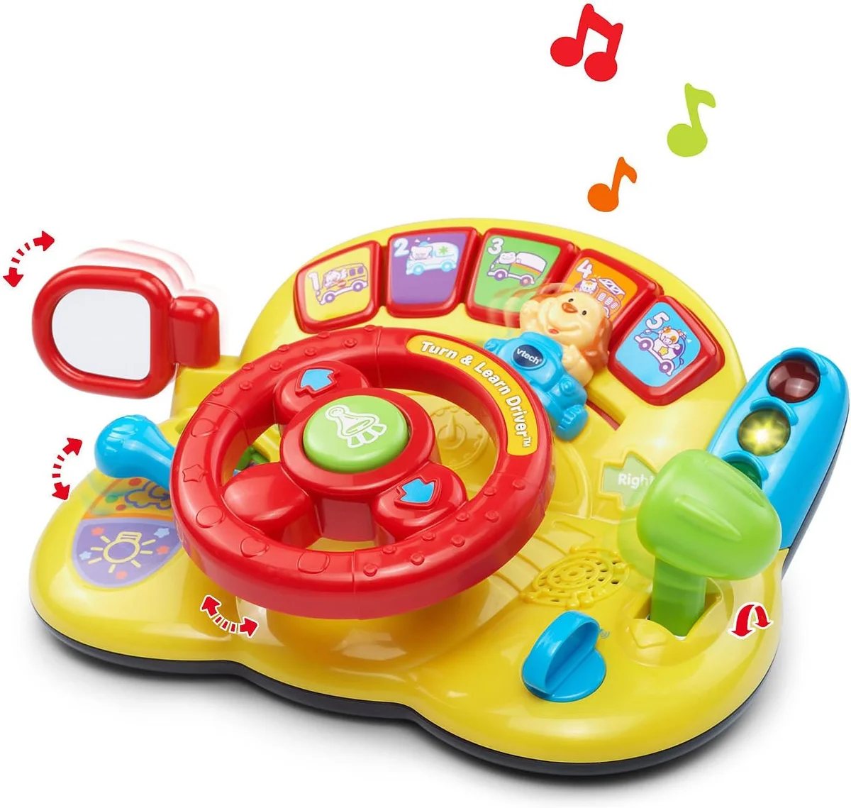 VTech Turn and Learn Driver 80-166600 Interactive Toy Yellow New image 2