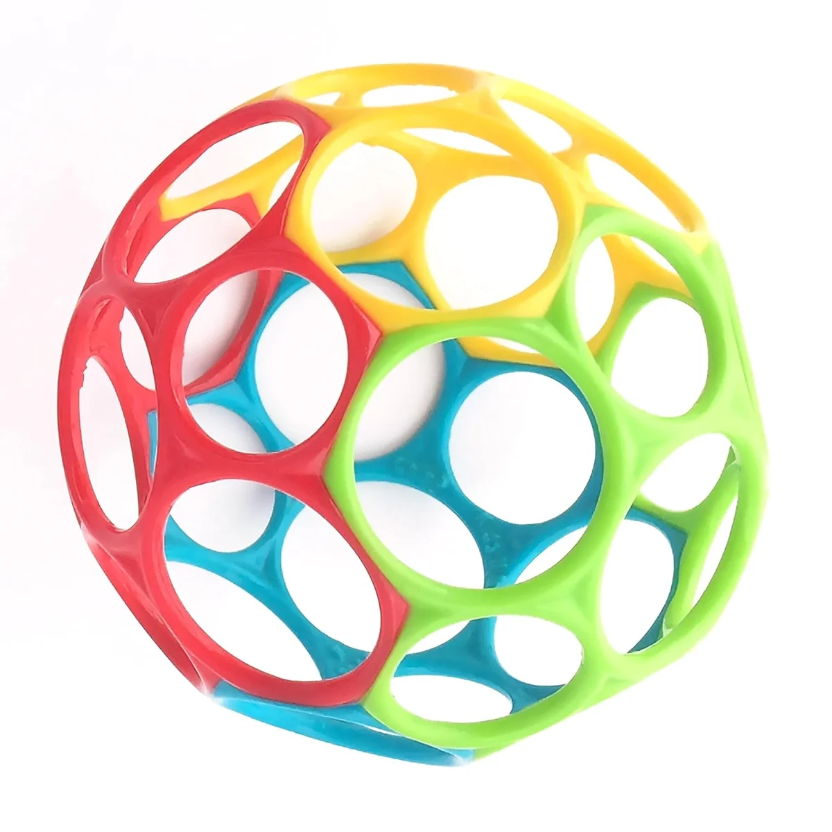 Bright Starts Oball Easy Grasp Classic Ball 10340 4 Inches BPA-Free Red/Yellow/Green/Blue New