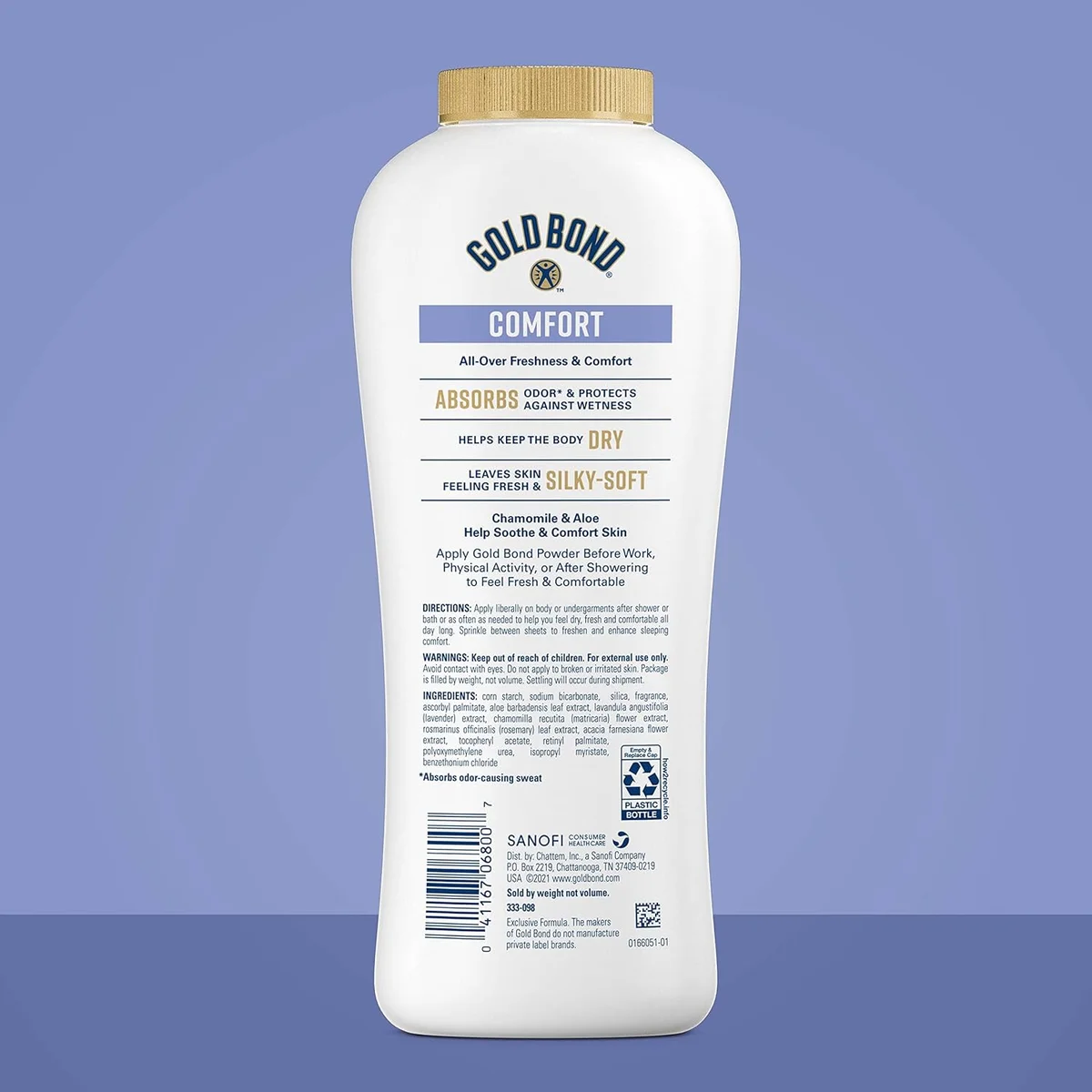 Gold Bond Comfort Body Powder 10 oz Talc-Free Aloe & Chamomile New image 3