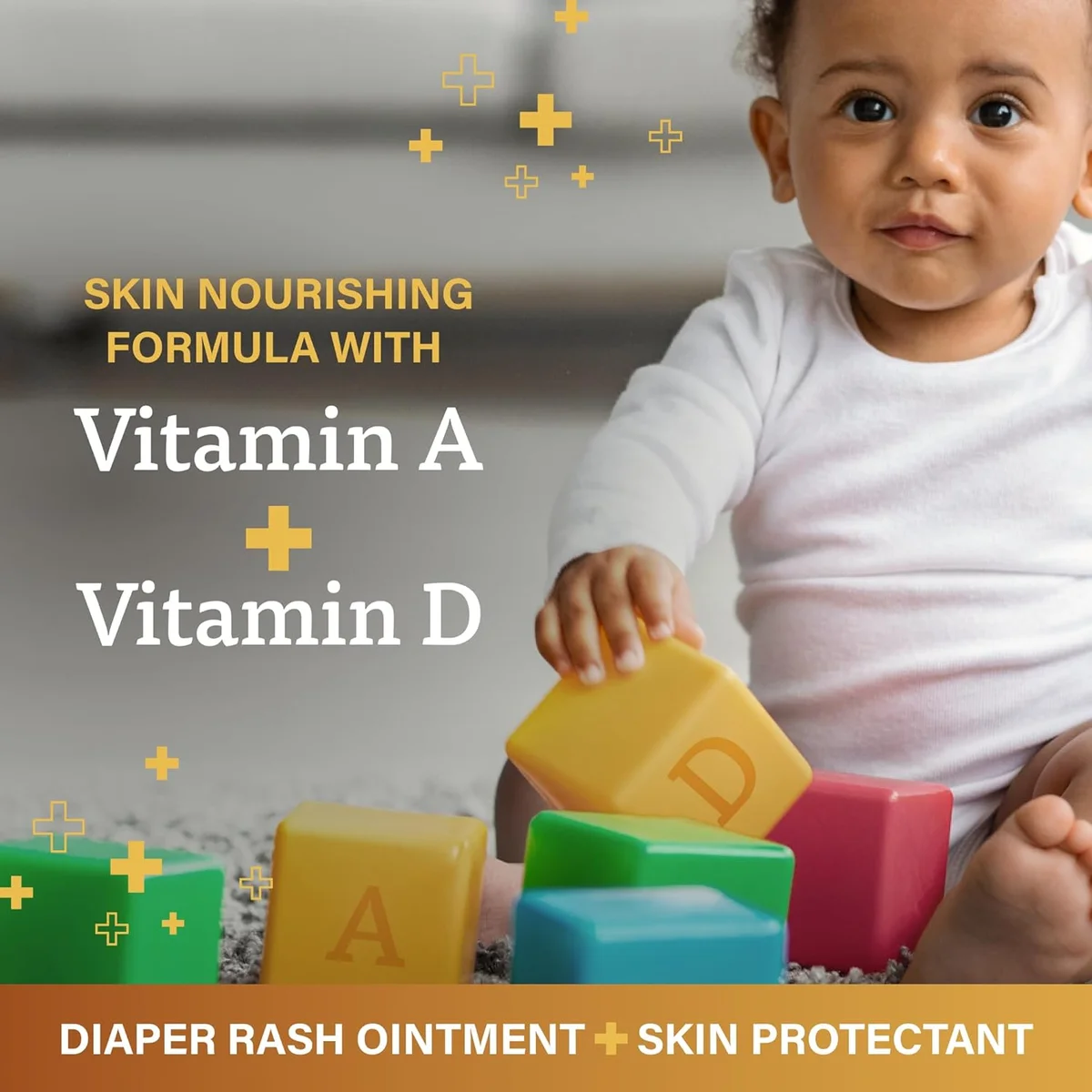 A+D Original Diaper Rash Ointment 88302842 4oz Moisturizing Skin Protectant with Vitamins A & D - New image 3