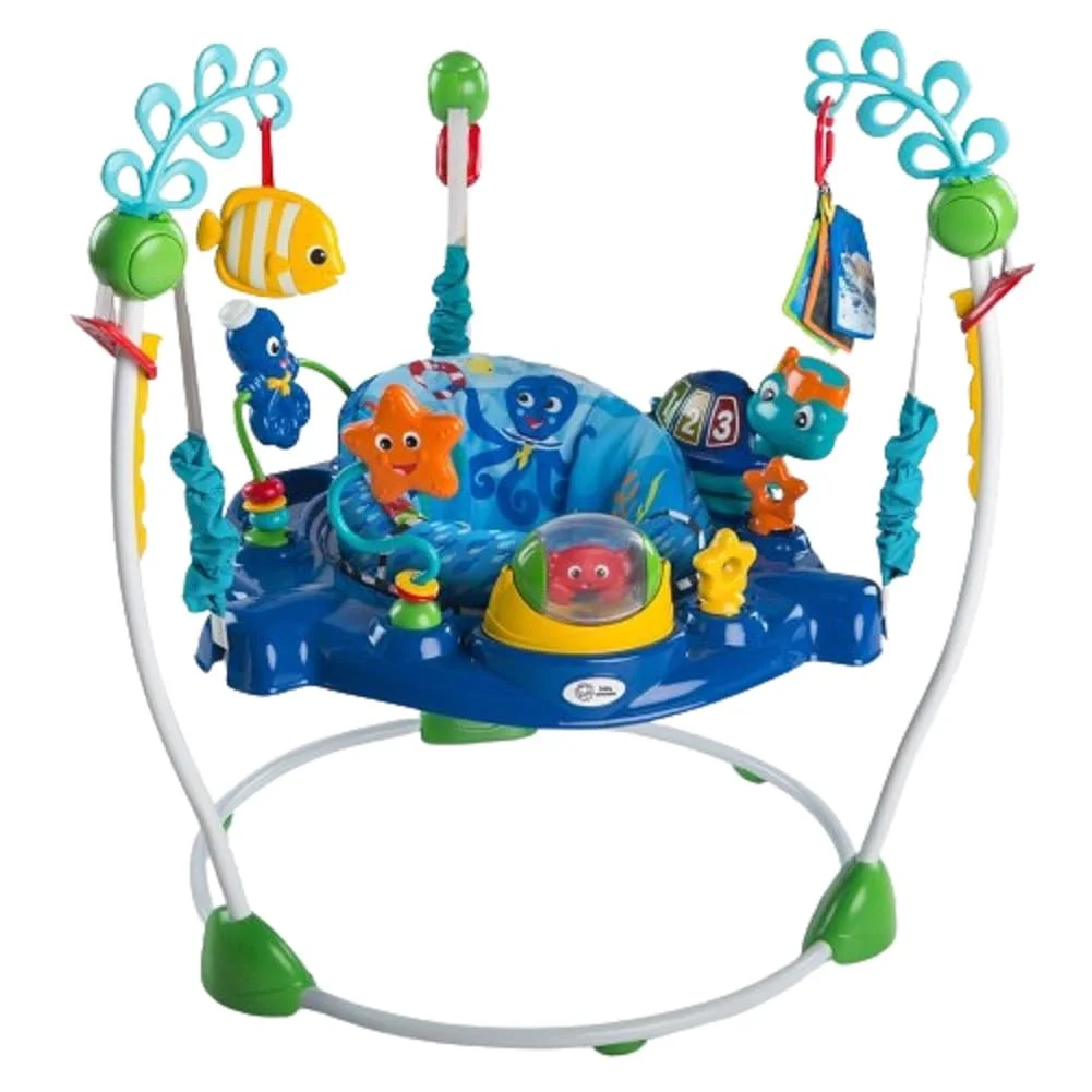 Baby Einstein Neptune's Ocean Discovery Activity Jumper 10455 Ages 6 Months+ Max Weight 25 lbs Unisex New