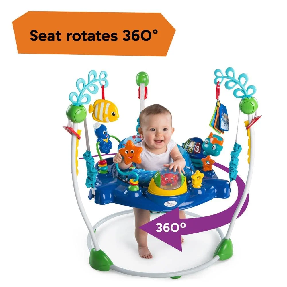 Baby Einstein Neptune's Ocean Discovery Activity Jumper 10455 Ages 6 Months+ Max Weight 25 lbs Unisex New image 4