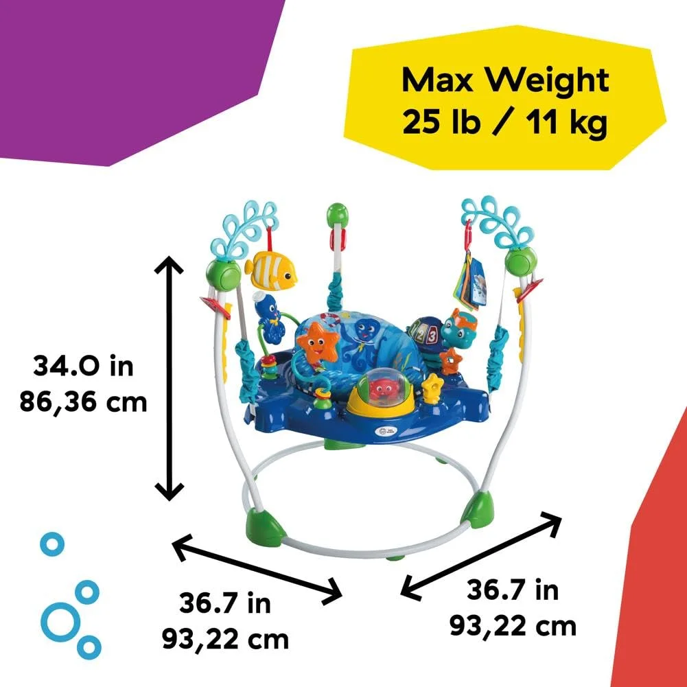 Baby Einstein Neptune's Ocean Discovery Activity Jumper 10455 Ages 6 Months+ Max Weight 25 lbs Unisex New image 7