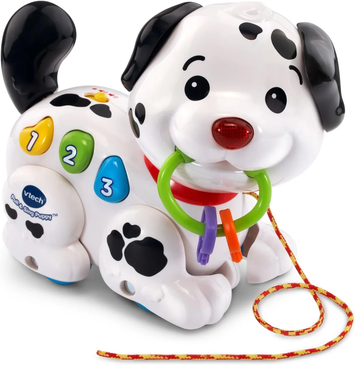 VTech Pull and Sing Puppy 80-502800 Interactive Toy Multicolor New