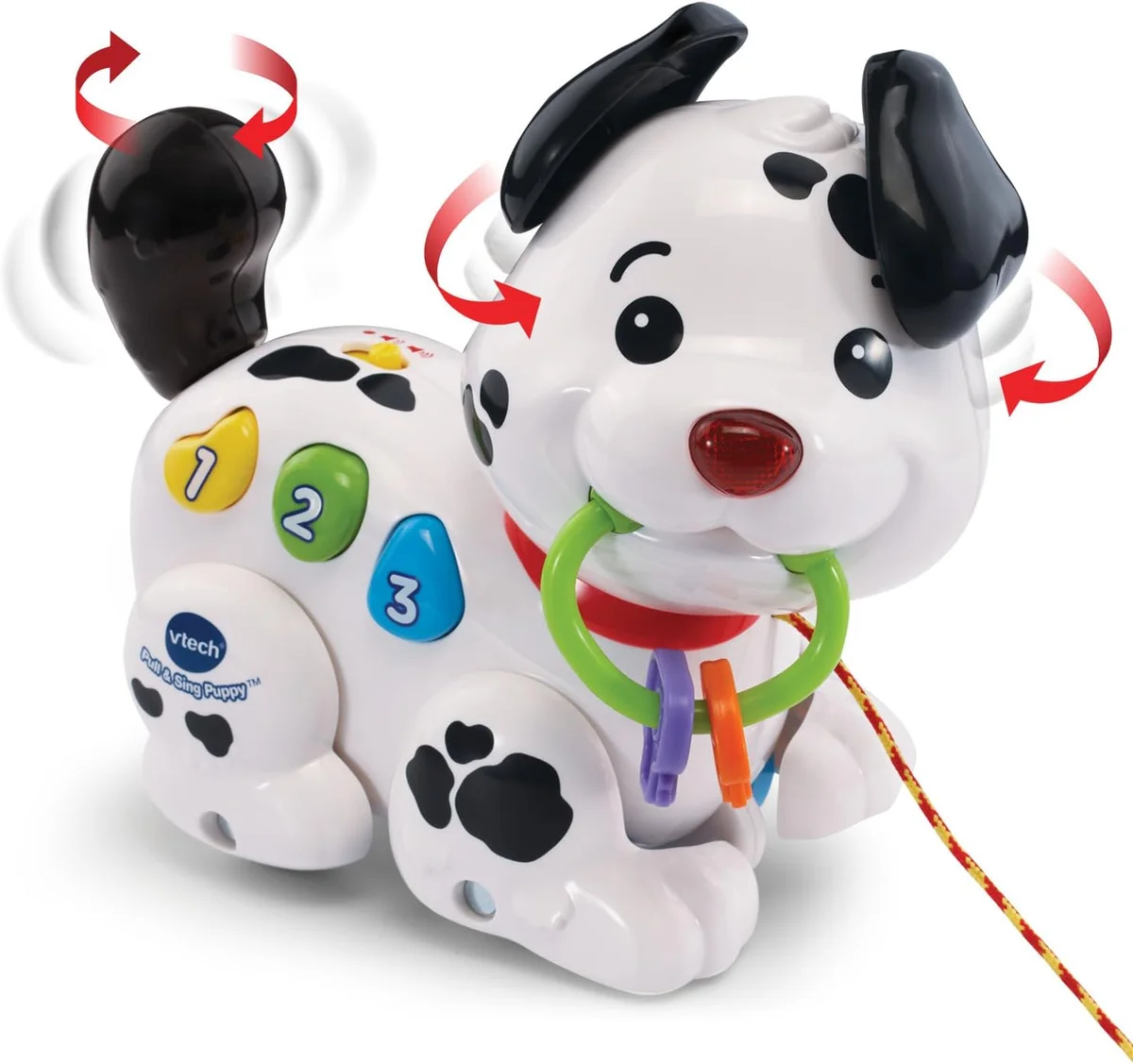 VTech Pull and Sing Puppy 80-502800 Interactive Toy Multicolor New image 3