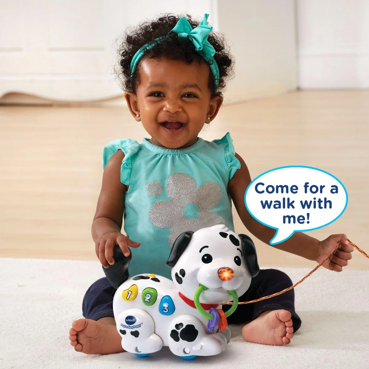 VTech Pull and Sing Puppy 80-502800 Interactive Toy Multicolor New image 4