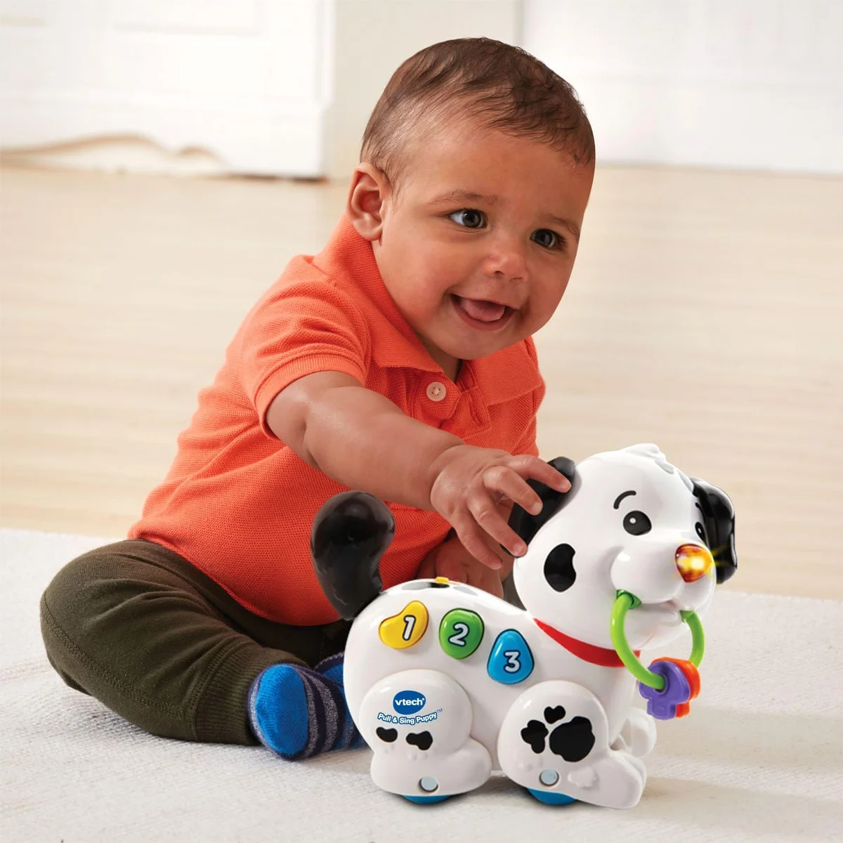 VTech Pull and Sing Puppy 80-502800 Interactive Toy Multicolor New image 5