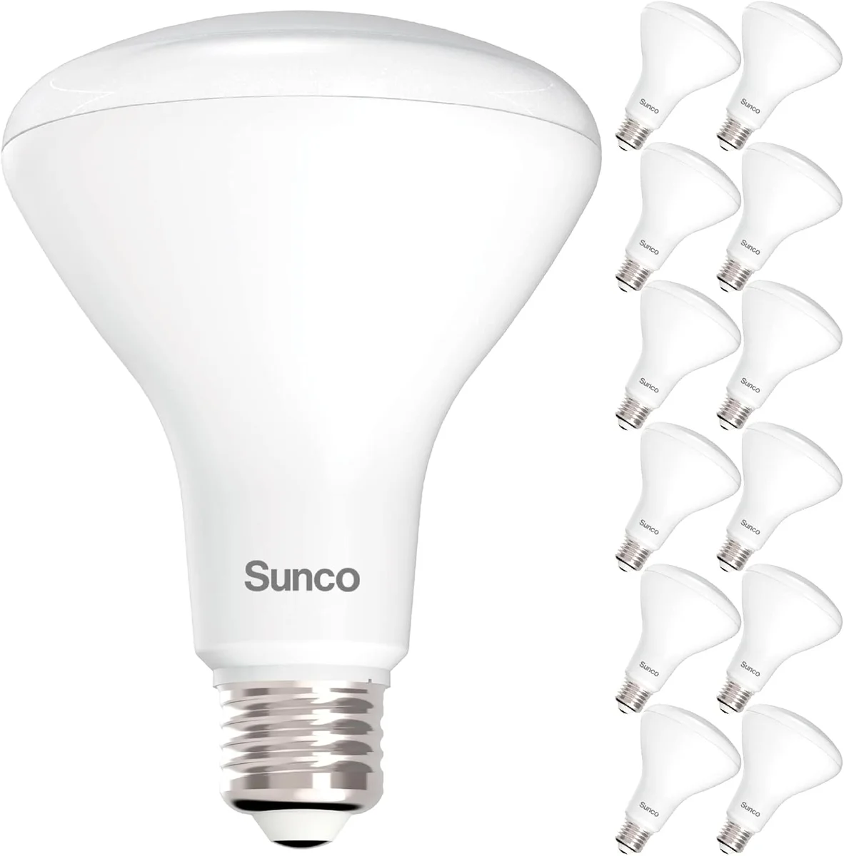 Sunco 12 Pack BR30 LED Indoor Flood Light Bulbs 11W (65W Equivalent) Soft White 2700K - New