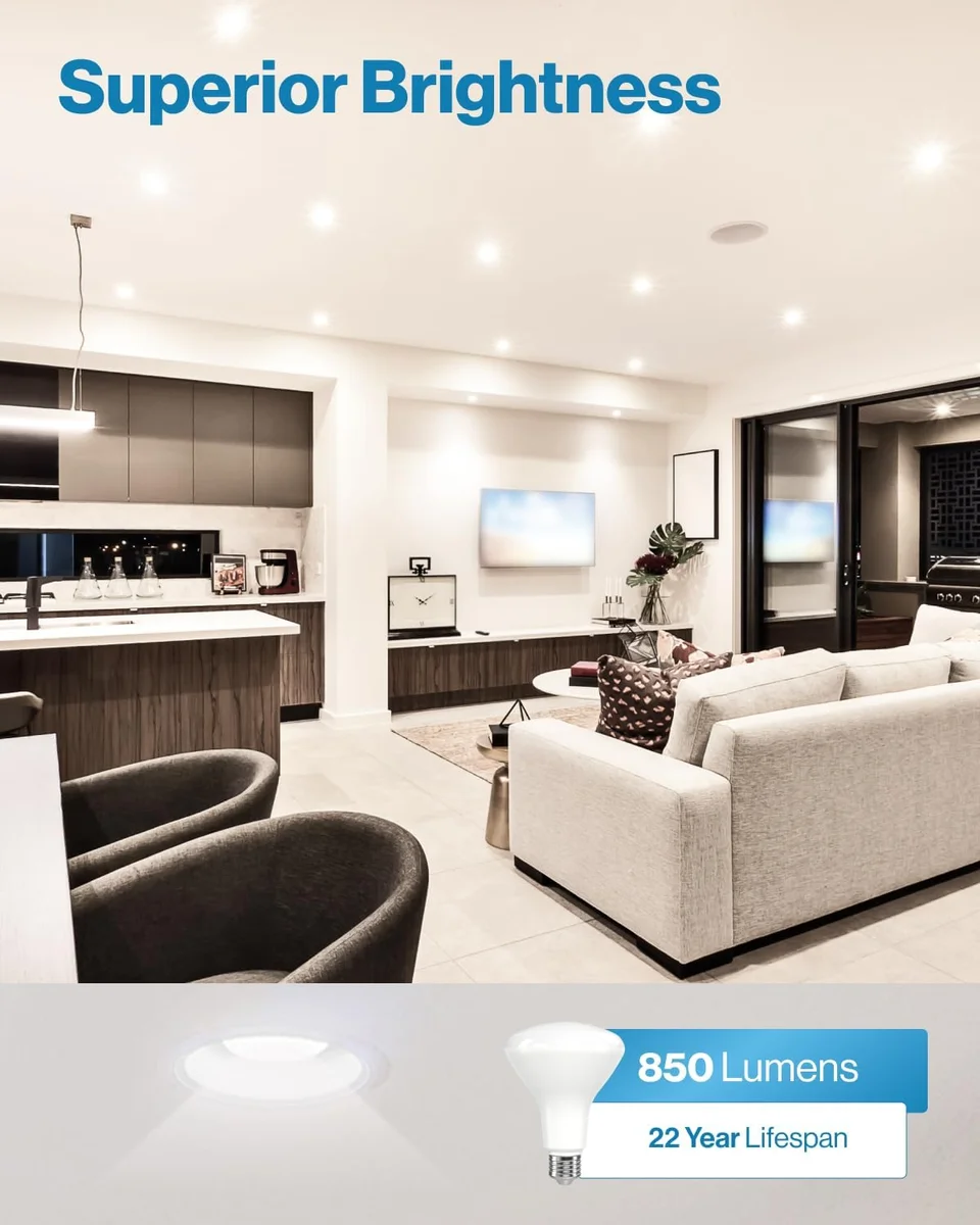 Sunco 12 Pack BR30 LED Indoor Flood Light Bulbs 11W (65W Equivalent) Soft White 2700K - New image 2