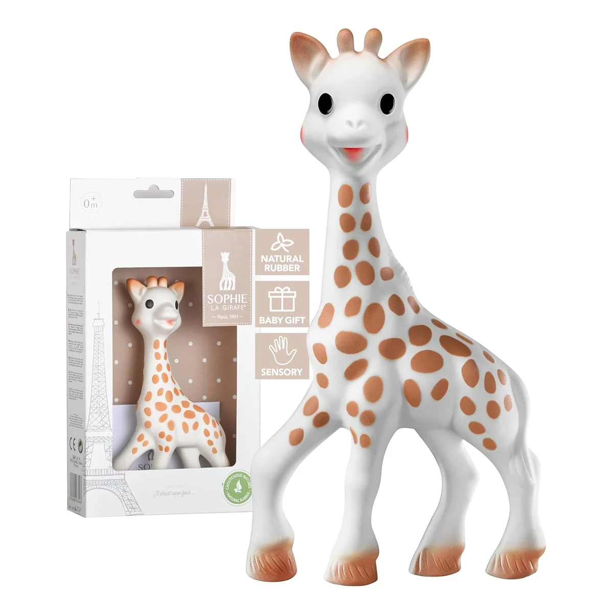 Sophie la girafe Baby Teether Toy Model 616400 Rubber White New