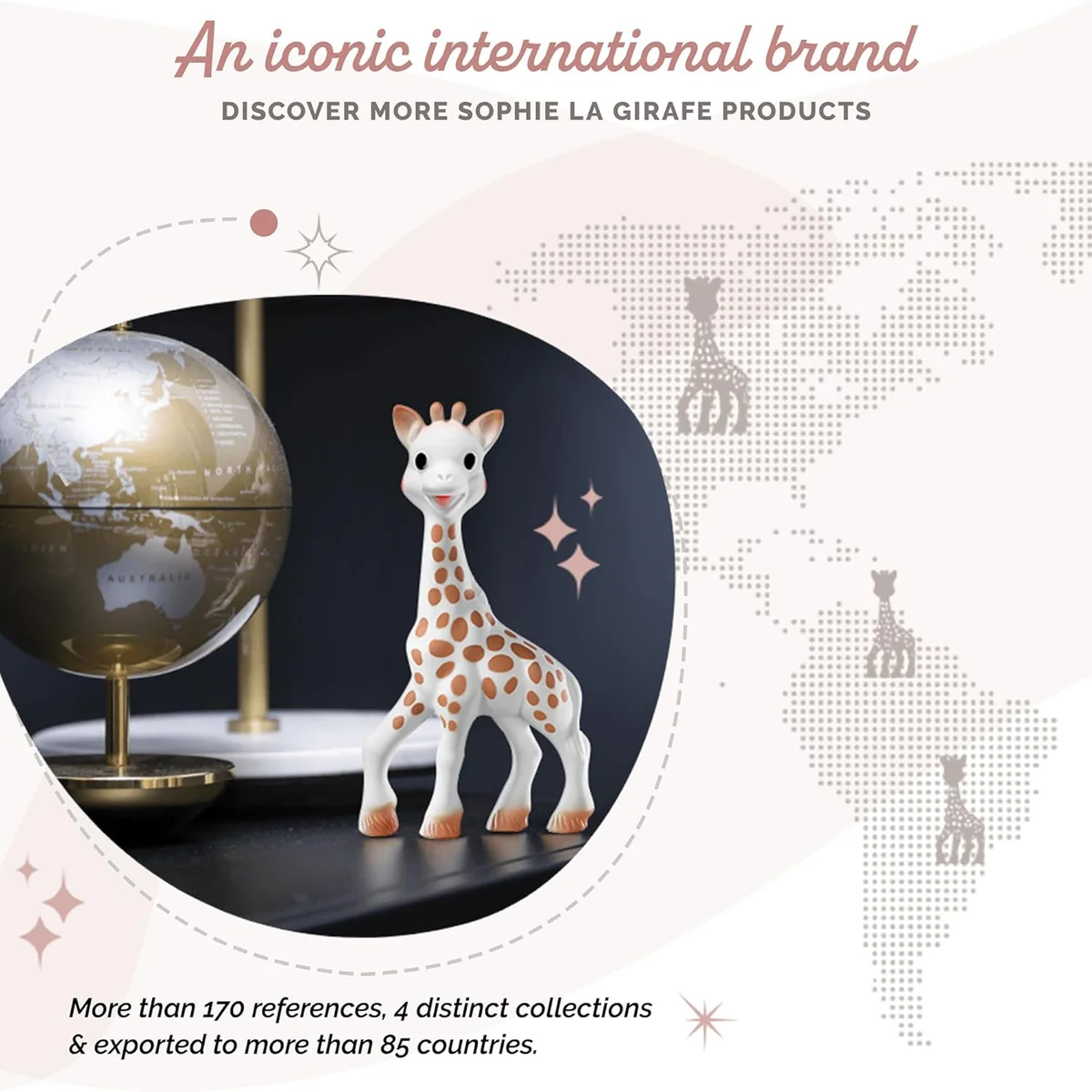 Sophie la girafe Baby Teether Toy Model 616400 Rubber White New image 5