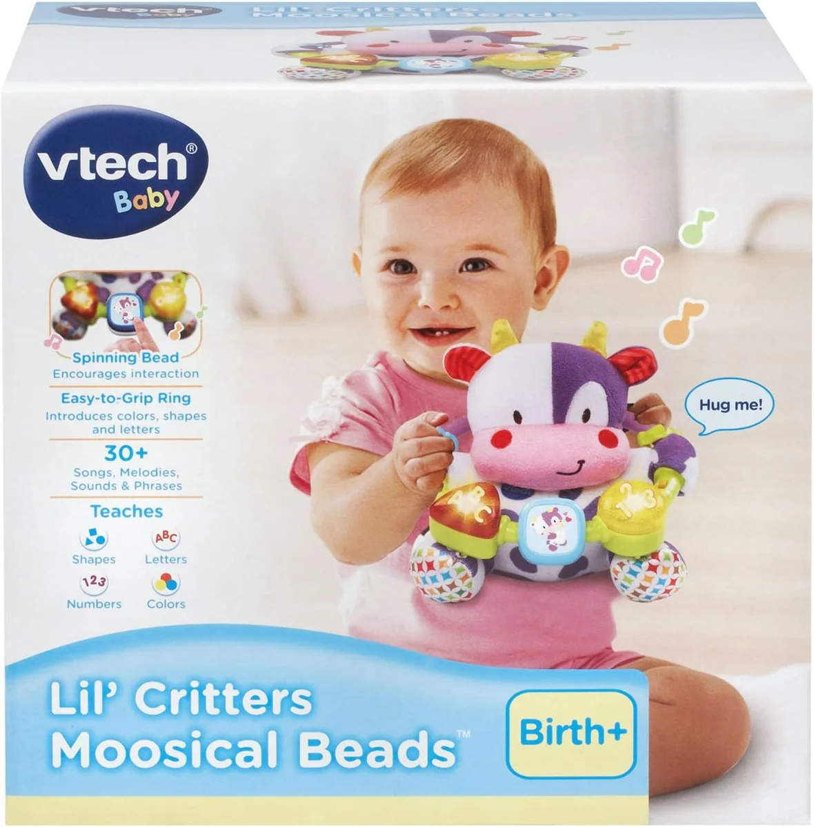 VTech Lil' Critters Moosical Beads 80-166010 Small Plush Purple New image 6