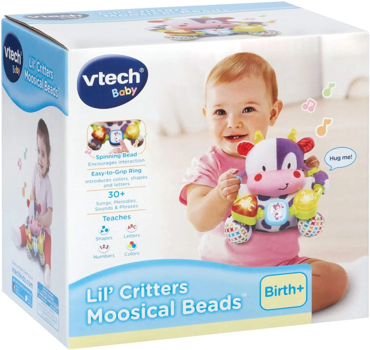 VTech Lil' Critters Moosical Beads 80-166010 Small Plush Purple New image 7