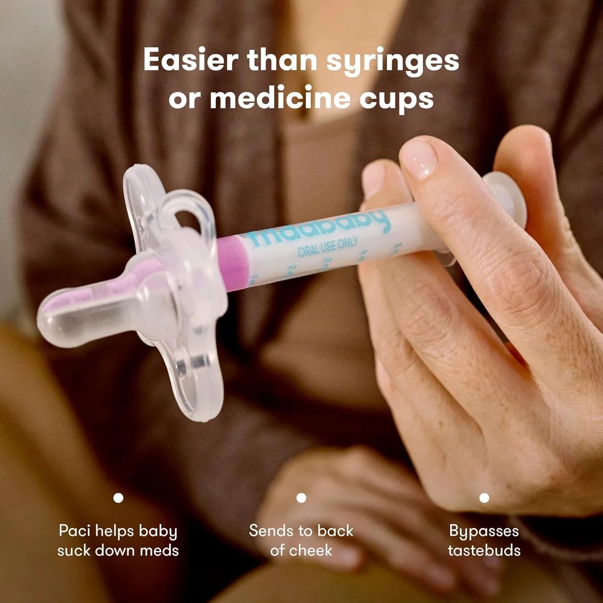 Frida Baby Medicine Pacifier Syringe Model 019 Silicone MediFrida Dispenser New image 3