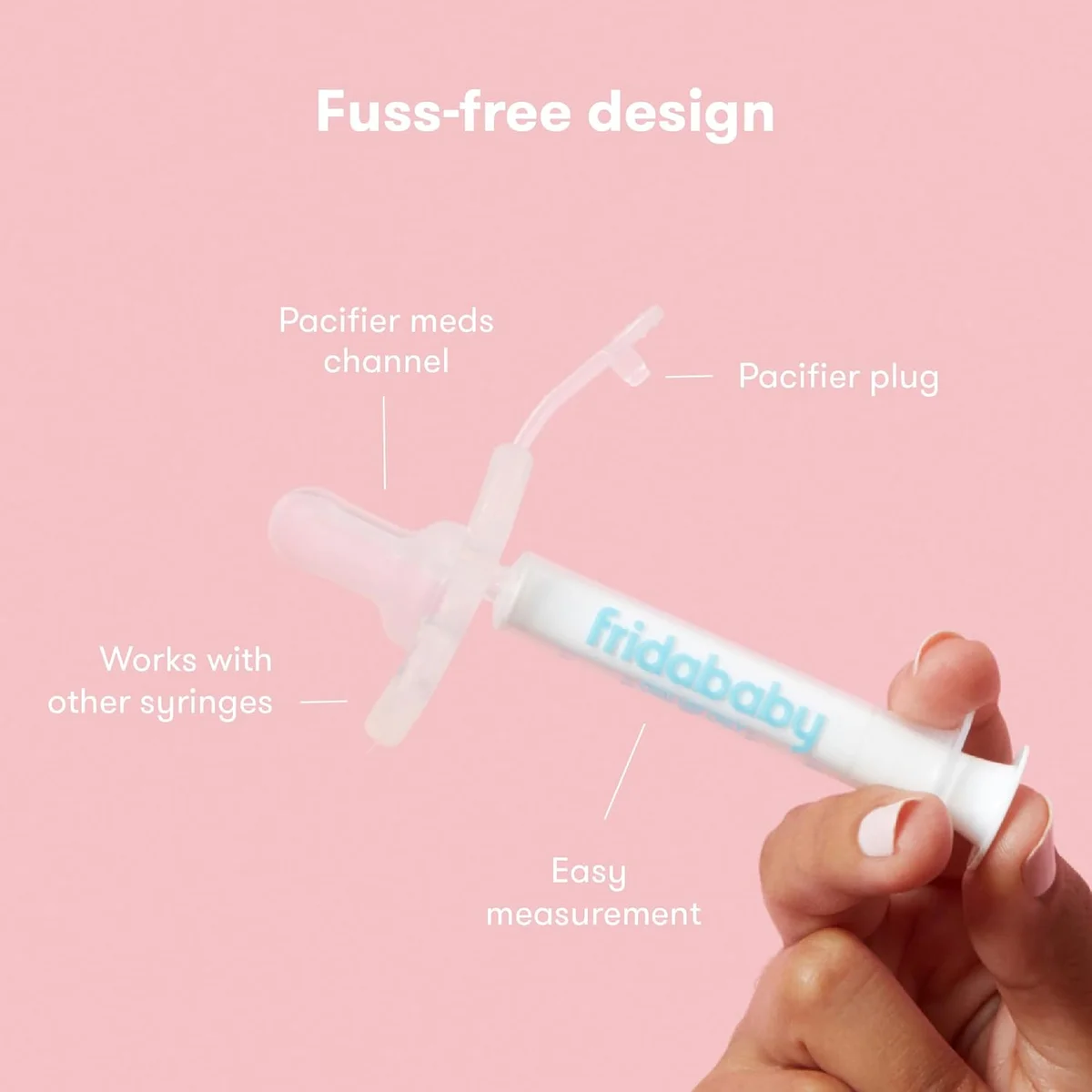 Frida Baby Medicine Pacifier Syringe Model 019 Silicone MediFrida Dispenser New image 4