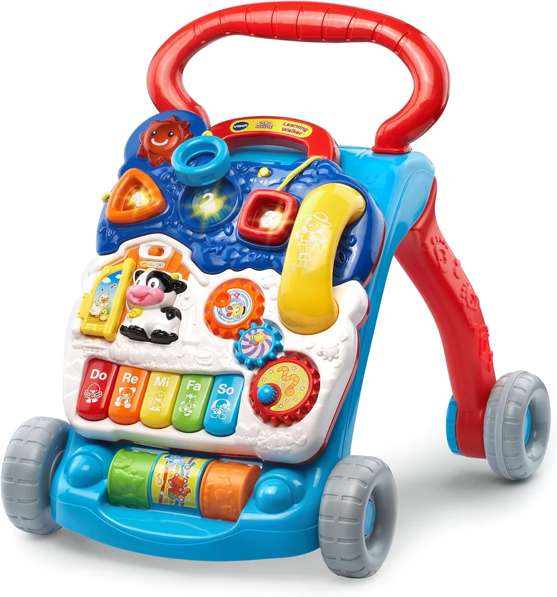 VTech Sit-to-Stand Learning Walker 80-077069 Adaptive Technology Blue New