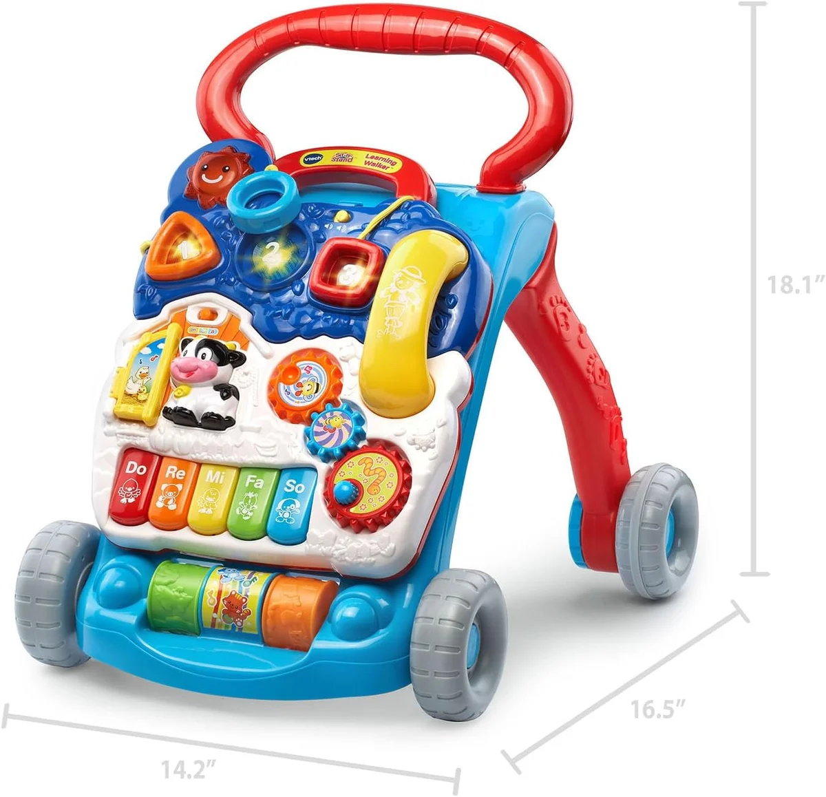VTech Sit-to-Stand Learning Walker 80-077069 Adaptive Technology Blue New image 2