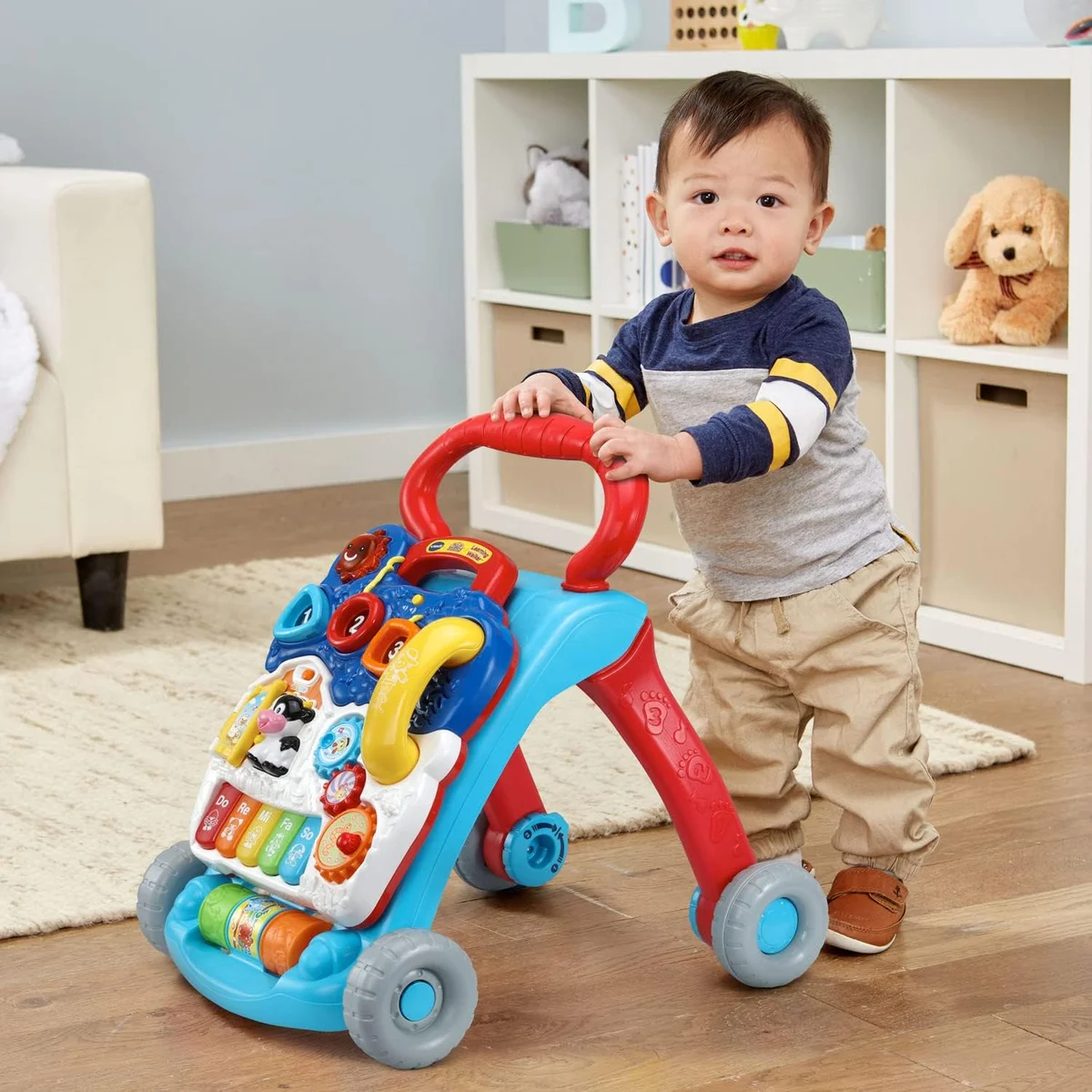 VTech Sit-to-Stand Learning Walker 80-077069 Adaptive Technology Blue New image 4