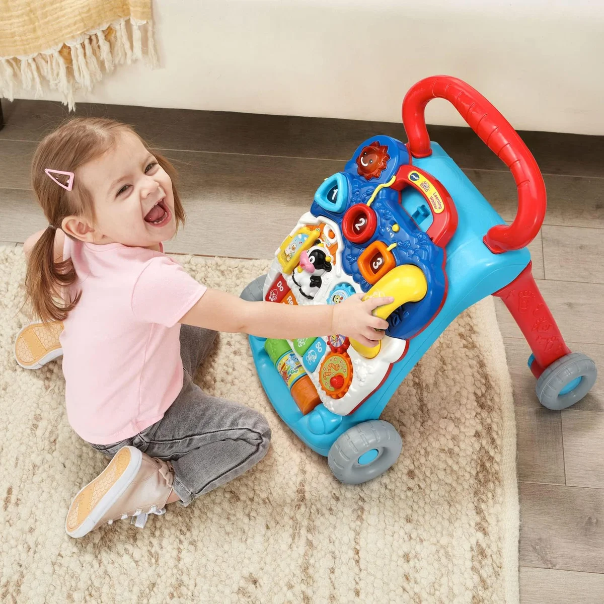 VTech Sit-to-Stand Learning Walker 80-077069 Adaptive Technology Blue New image 6