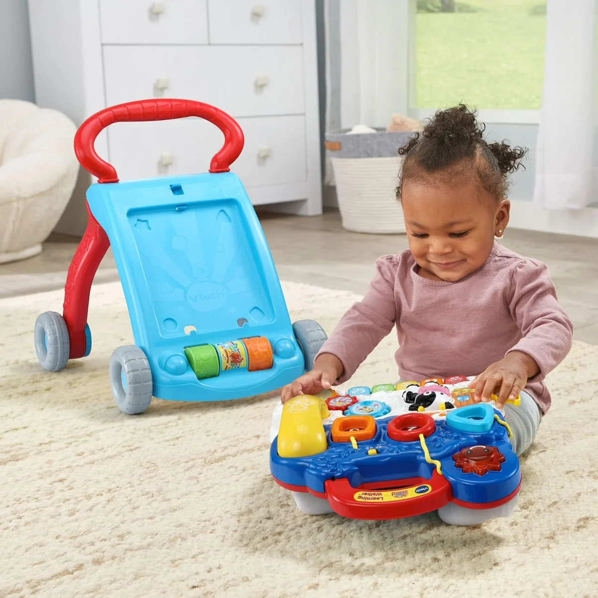 VTech Sit-to-Stand Learning Walker 80-077069 Adaptive Technology Blue New image 8