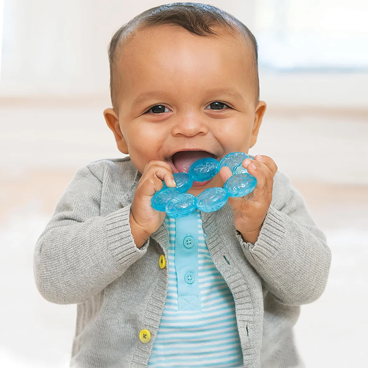 Infantino Water Teethers 216-526 Cooling & Massaging Relief Lime & Blue - New image 2
