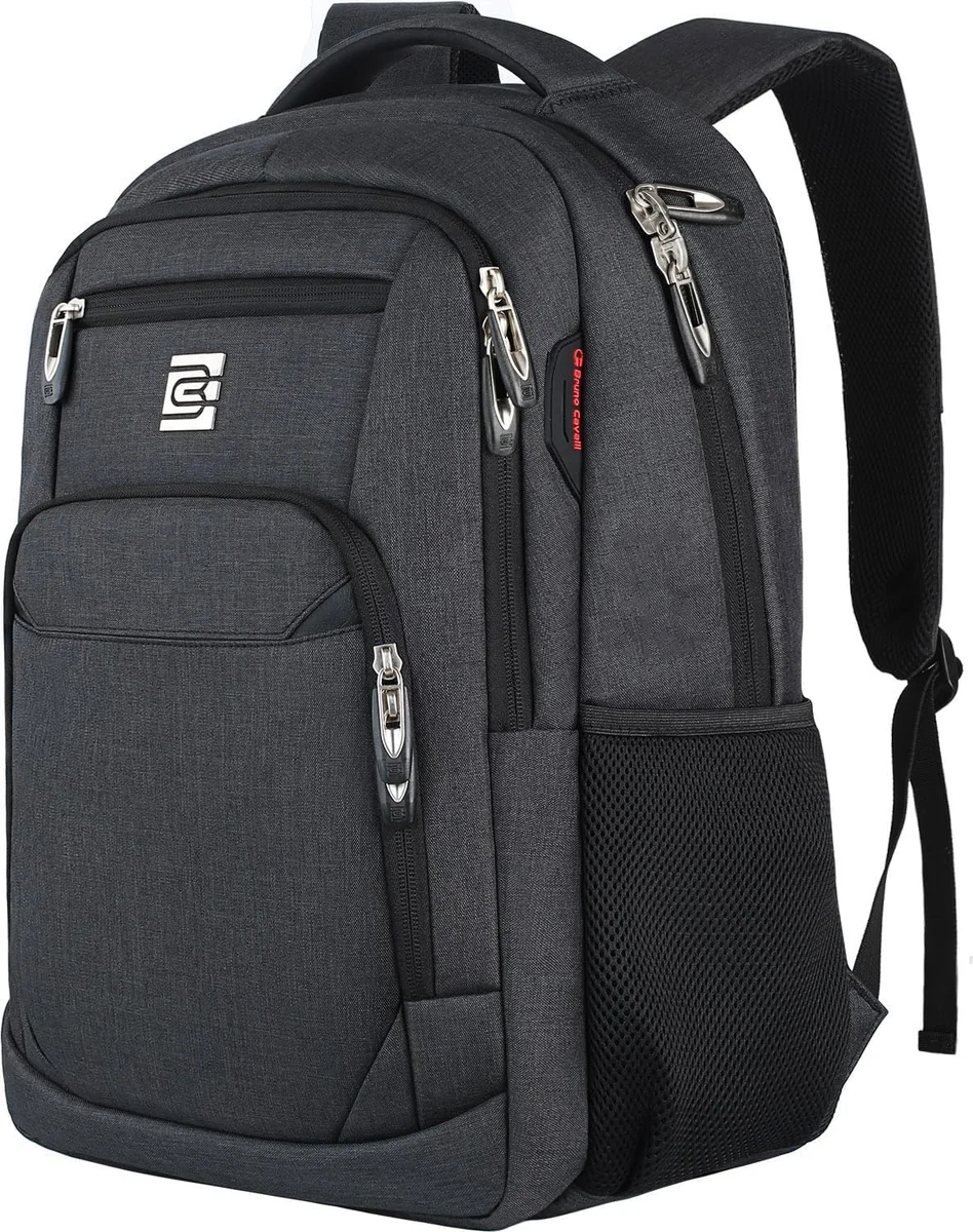 Volher Laptop Backpack Anti Theft Slim Durable 15.6 Inch Black - New