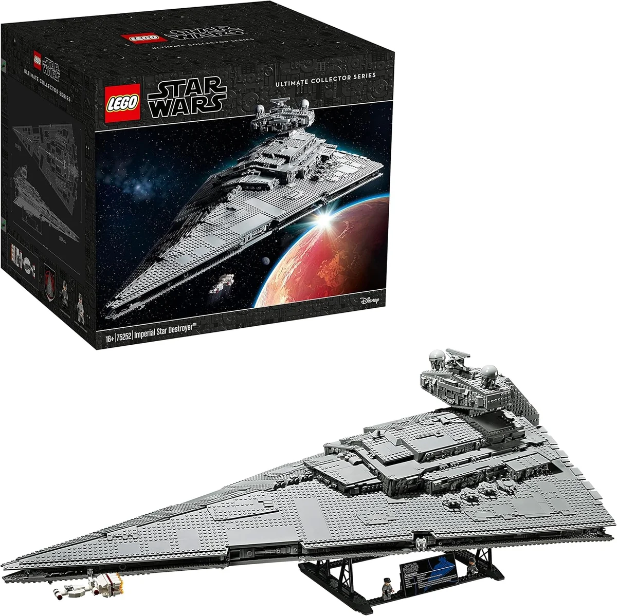 LEGO Star Wars Imperial Star Destroyer 75252 4700 Pieces 3' Long Colourful New