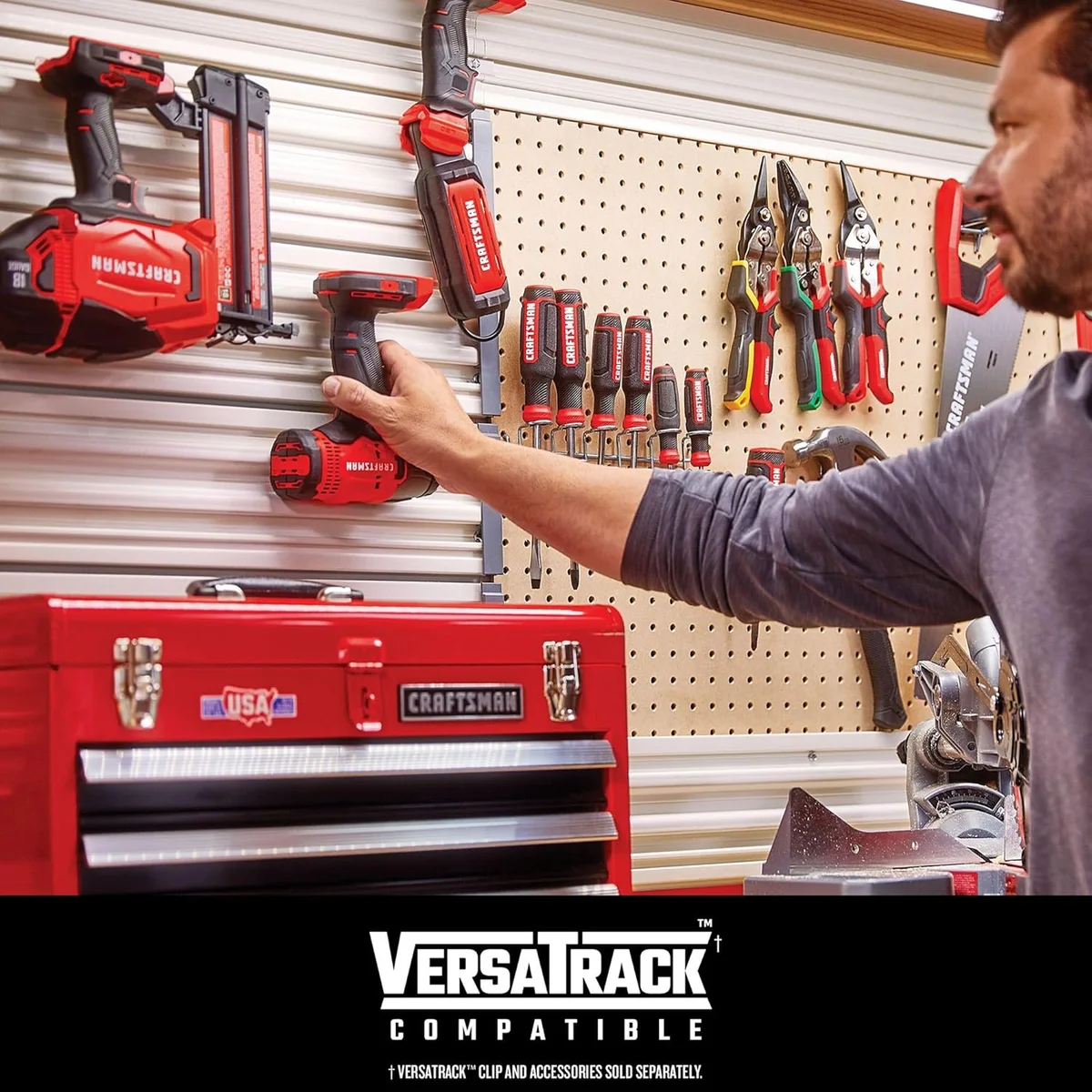 CRAFTSMAN V20 MAX Cordless Drill Driver and Impact Driver Set CMCK200C2 20V with 2 Batteries and Charger - New image 9