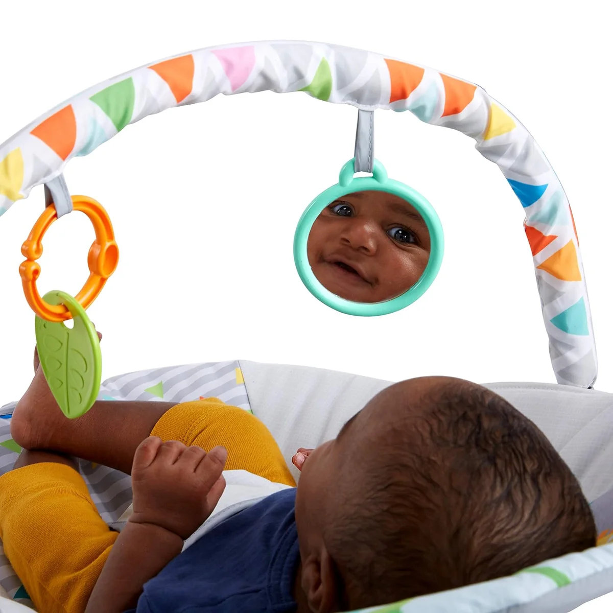 Bright Starts Baby Bouncer Soothing Vibrations Infant Seat 12204 0-6 Months Up to 20 lbs Removable Toy Bar New image 10