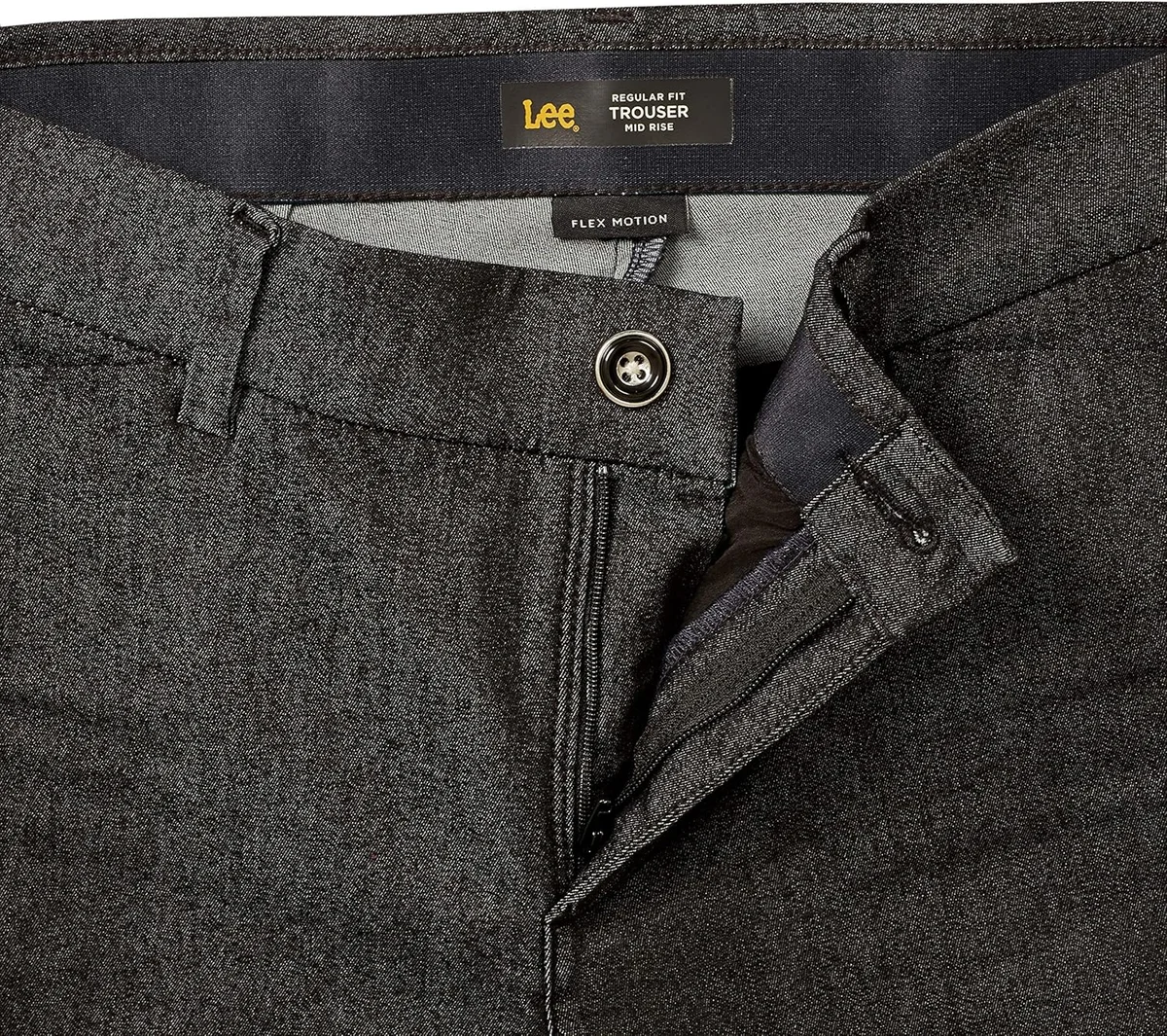 Lee Women's Ultra Lux Comfort Trouser Pant Cotton Blend Black New image 4