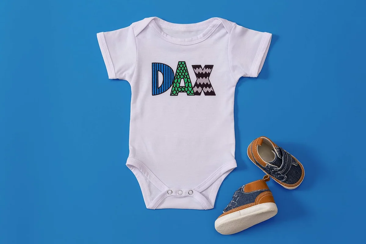 Cricut Baby Bodysuit Blank DIY Custom Baby Onesie 0-3 Months White New image 2