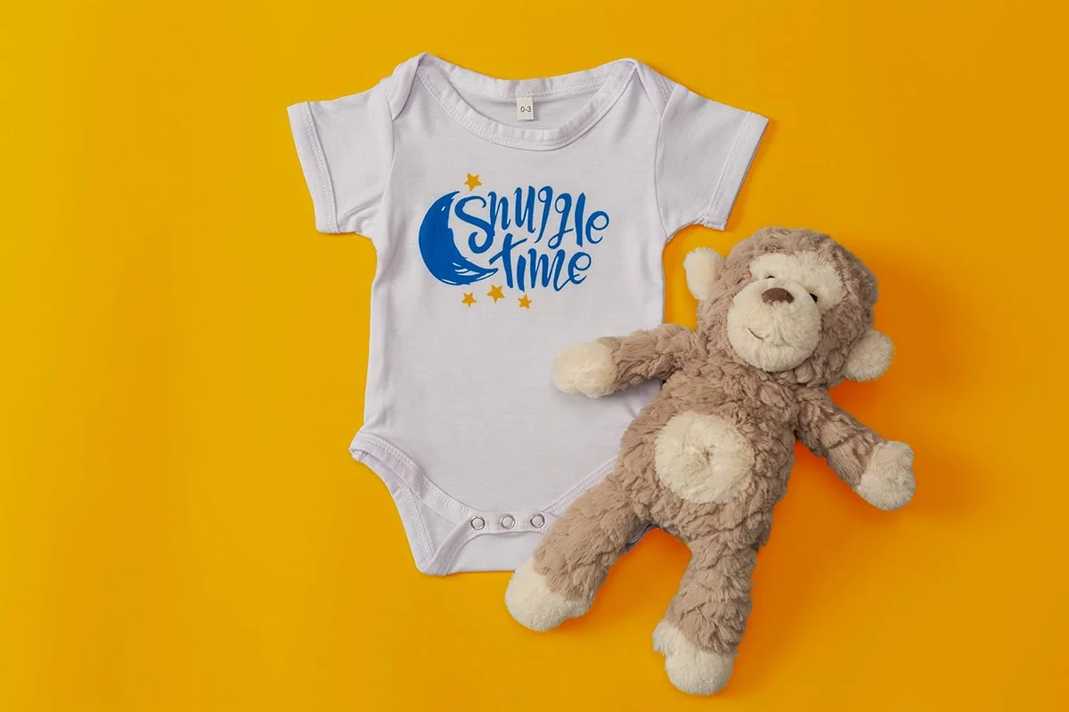 Cricut Baby Bodysuit Blank DIY Custom Baby Onesie 0-3 Months White New image 6