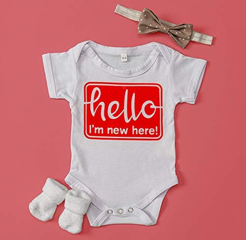 Cricut Baby Bodysuit Blank DIY Custom Baby Onesie 0-3 Months White New image 8