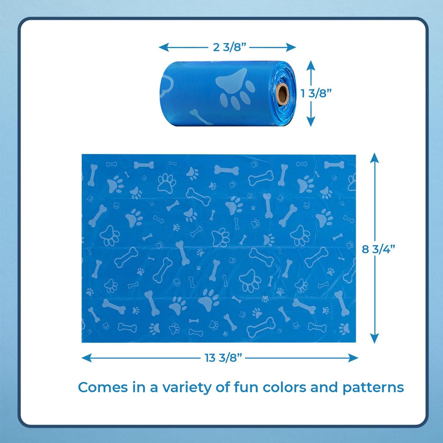 Best Pet Supplies Dog Poop Bags 150 Count Leak Proof Assorted Colors New image 4