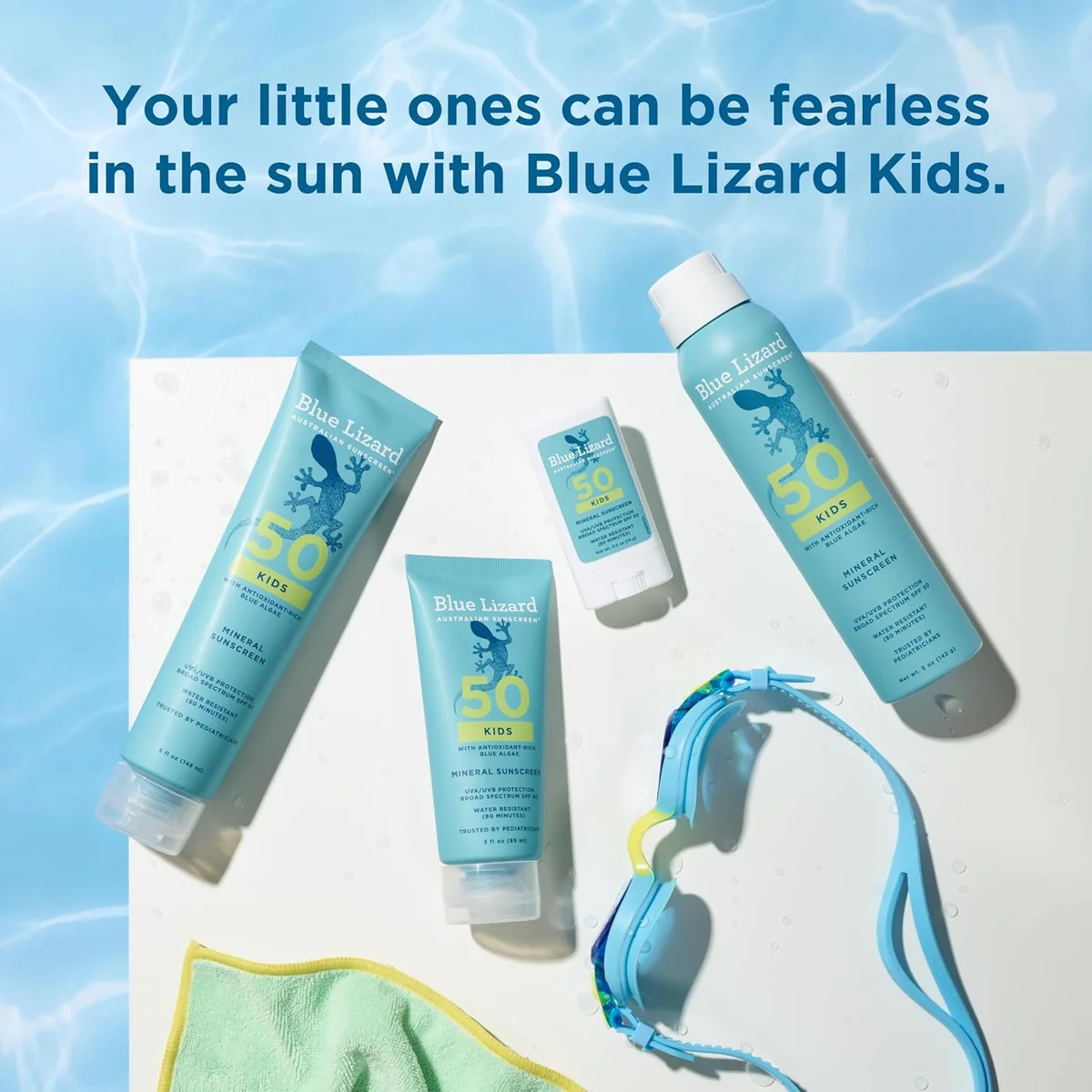 BLUE LIZARD Kids Mineral Sunscreen Stick SPF 50 Zinc Oxide F12059 Stick - New image 9