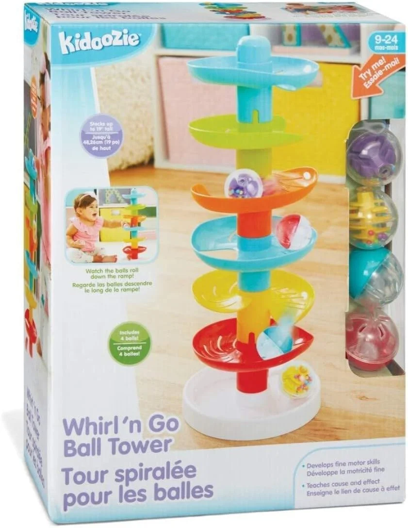 Kidoozie Ball Drop Toddler Toy G02603 Multi New