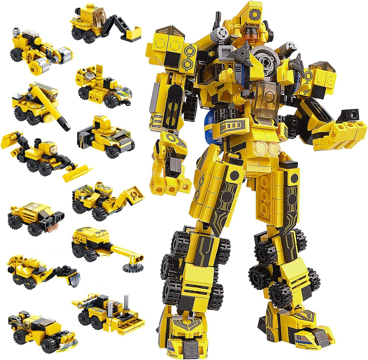 Sciencow Robot Building Toys 25-in-1 Construction Blocks Set Multicolor New