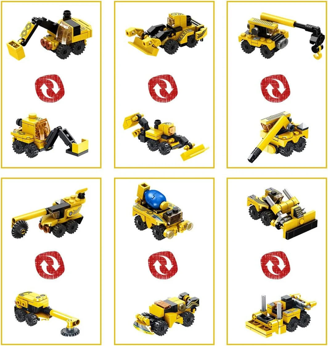 Sciencow Robot Building Toys 25-in-1 Construction Blocks Set Multicolor New image 4