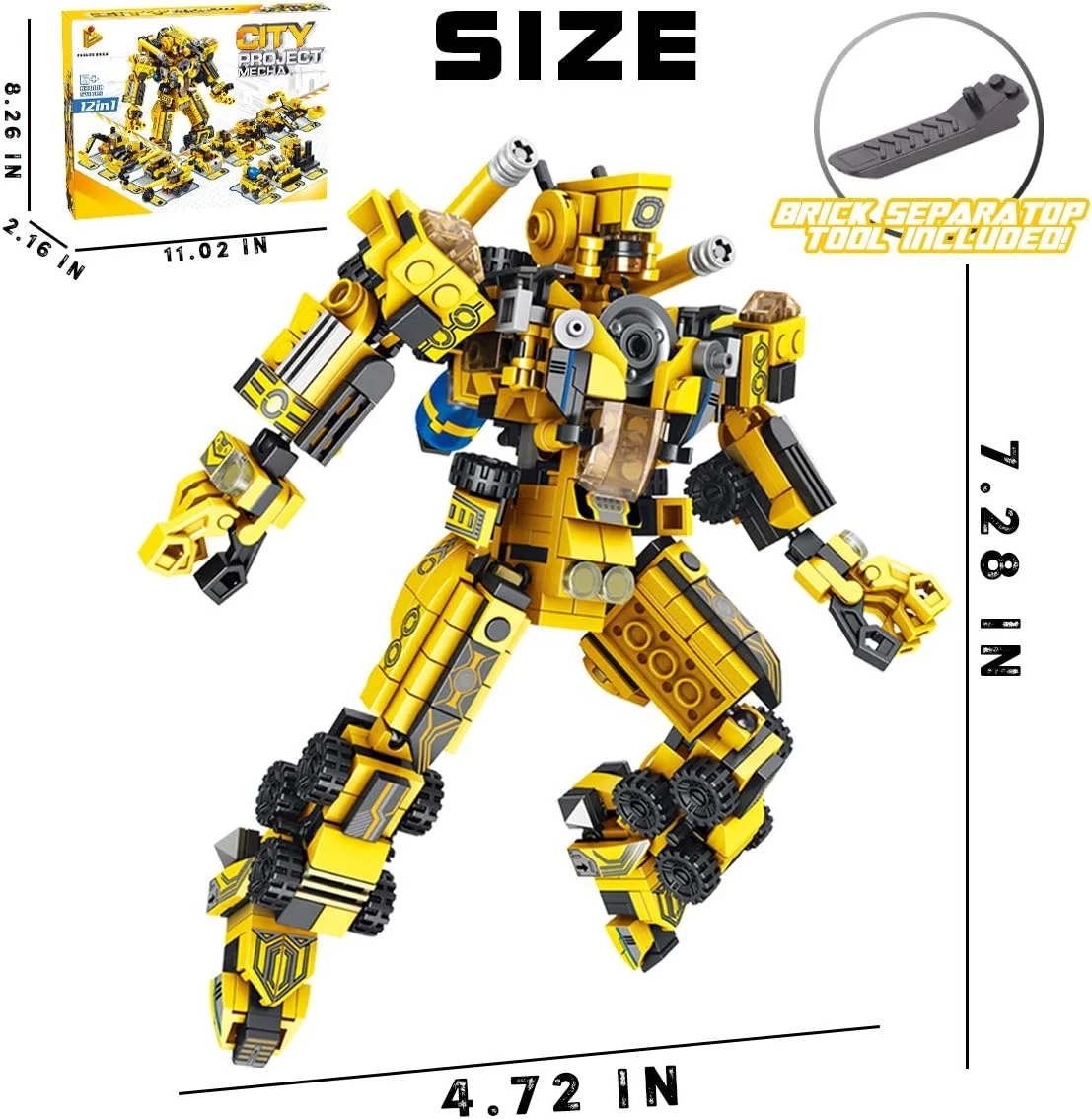 Sciencow Robot Building Toys 25-in-1 Construction Blocks Set Multicolor New image 6
