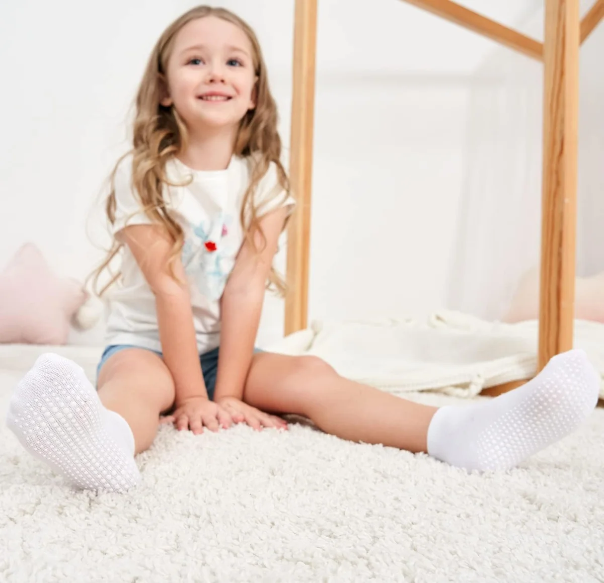 ZAPLES Baby Non Slip Grip Ankle Socks ZAPBGS190101 9-Pack Cotton Assorted - New image 3