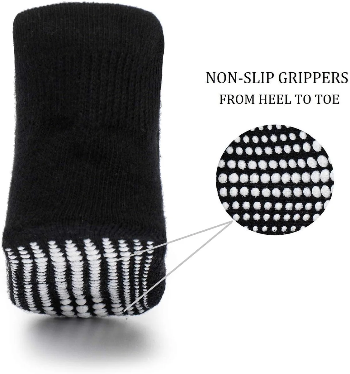 ZAPLES Baby Non Slip Grip Ankle Socks ZAPBGS190101 9-Pack Cotton Assorted - New image 5