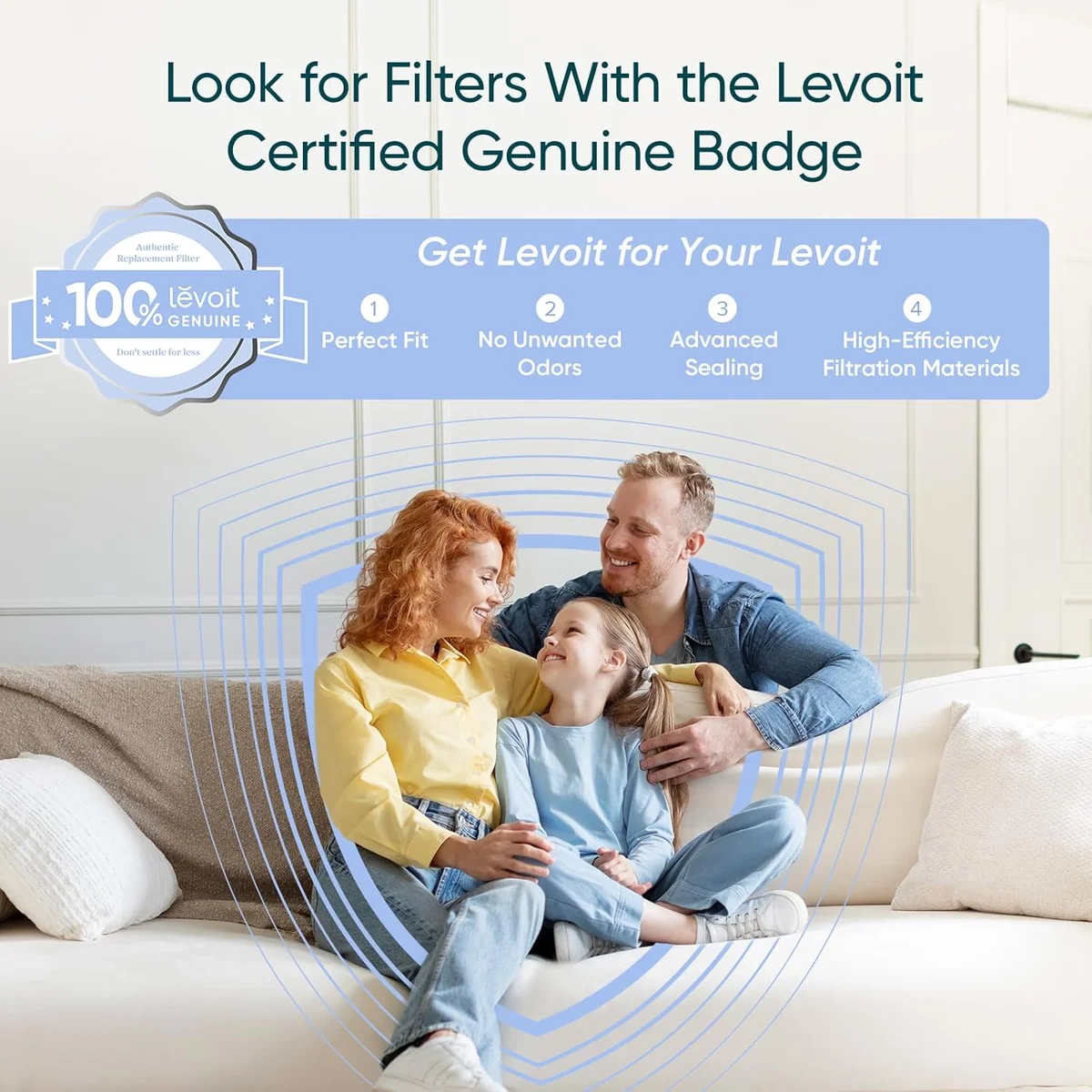 Levoit Air Purifier Core 200S 3-in-1 Filter HEPA Smart Control White New image 6