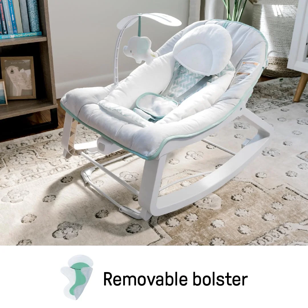 Ingenuity Keep Cozy 3-in-1 Vibrating Baby Bouncer 12428 - For Infants to Toddlers Up to 40 lbs Weaver - New image 10