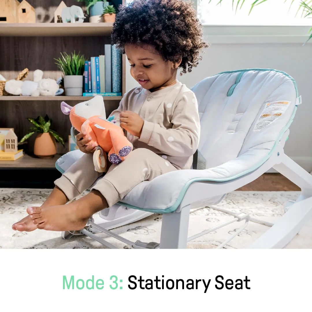 Ingenuity Keep Cozy 3-in-1 Vibrating Baby Bouncer 12428 - For Infants to Toddlers Up to 40 lbs Weaver - New image 8