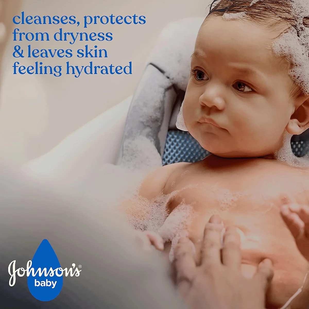 Johnson's Baby Head-To-Toe Baby Wash & Shampoo 4341485092 2-in-1 Aloe & Vitamin B5 27.1 fl oz New image 3
